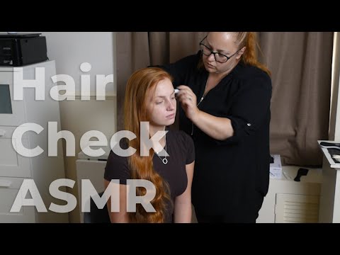 * ASMR * Hair check / Scalp check / Brushing / Real Person / Unintentional