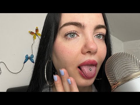 ASMR - TRY NOT TO TINGLE SOFT SPIT PAINTING #spitpainting #mouthsounds #sleep