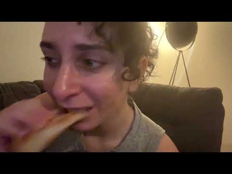 Eating ASMR - lip smacking soft spoken thought regurgitation and ramble