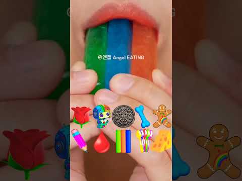 @AngelEATING777 asmr KOHAKUTO EMOJI FOOD EATING 코하쿠토 이모지 먹방 eating sounds