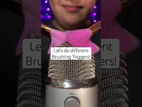Different Brushing Triggers! 🩷 #asmr