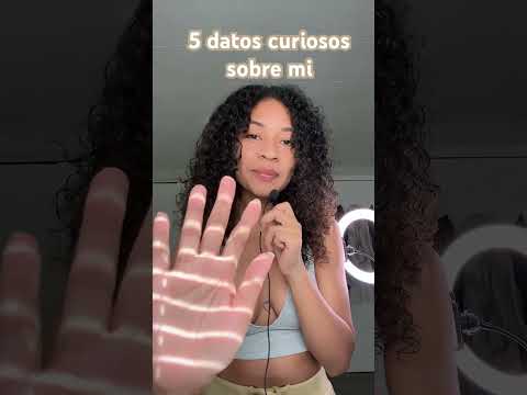 ASMR 5 Datos Curiosos sobre mi #asmrshorts