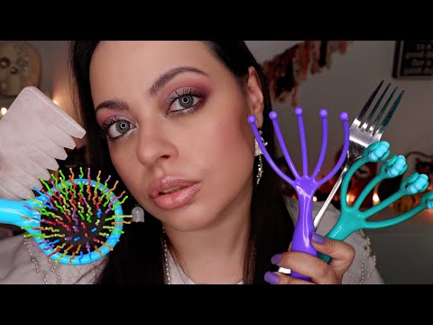 99.9% Chance of SLEEP with this INTENSE PERSONAL ATTENTION ASMR in 30 Minutes| FACE COMBING