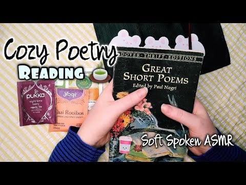 Cozy Poetry & Tea Sounds for Sleep 💖 Soft Spoken ASMR