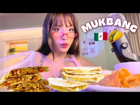 ASMR PROBANDO COMIDA MEXICANAS 🇲🇽QUESADILLAS🌮 MUKBANG PICANTES 🌶️ 🔥