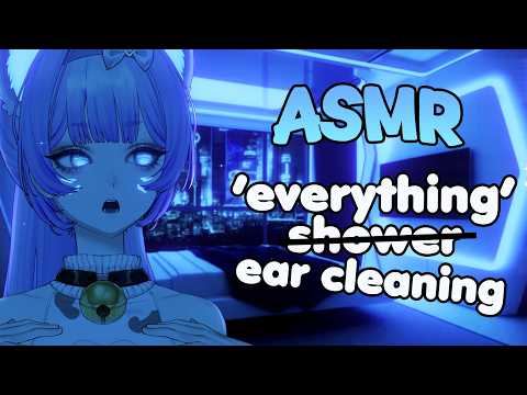 [ASMR] cyber cow gives you an 'everything' ear cleaning 🐄✨ear attention, gentle whispers