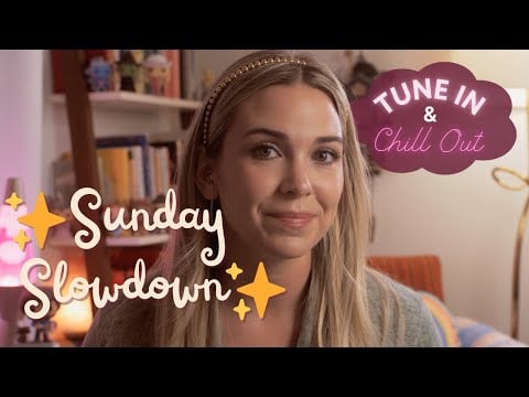 Beat the Sunday Scaries With This Cozy Stretch and Meditation ✨ ASMR Soft Spoken