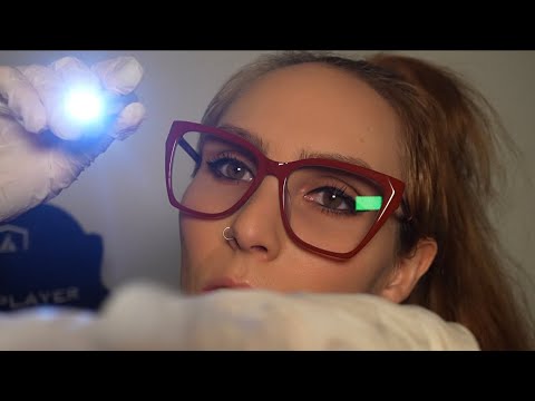 ASMR EYE EXAM 👁️ Different Bright Lights to Check your Vision (follow my instructions)