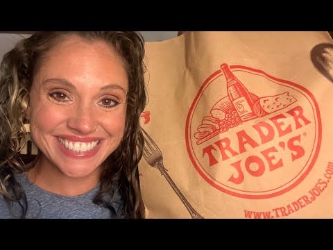 Cozy Trader Joe’s Haul 🍓 | Soft Spoken ASMR, Packaging Sounds & Gum Chewing