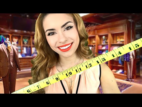 ASMR for MEN | Suit Measuring Roleplay ~Measuring You~