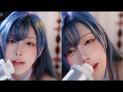 ASMR relax shop I  颜面崩坏 蓝毛控福利 口腔音 弹舌💖💖