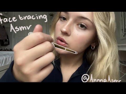 face tracing ASMR!!! (rain)