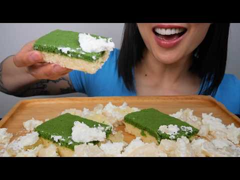 EDIBLE SPONGE CAKE (ASMR EATING SOUNDS) LIGHT WHISPERS | SAS-ASMR