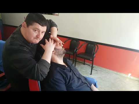 Turkish Pro BARBER Head Massage sihirli parmaklar
