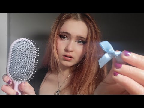 ASMR Friend Plays With Your Hair (soft spoken, personal attention, roleplay)