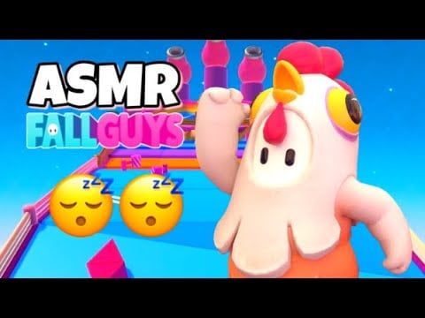ASMR FRANÇAIS Slow et très relaxant sur fall guys 😴😴 (chuchotements intenses et bruits de bouches)