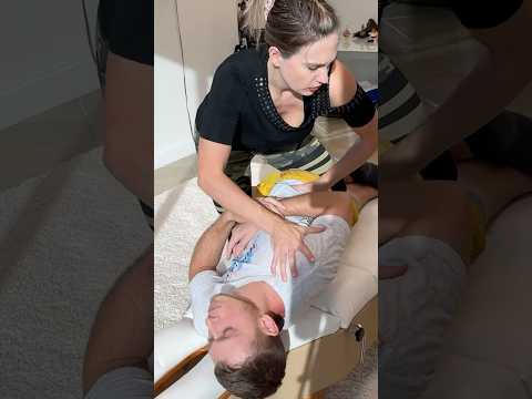 Deepest Adjustment of His LIFE! #knots  #stretch #flex