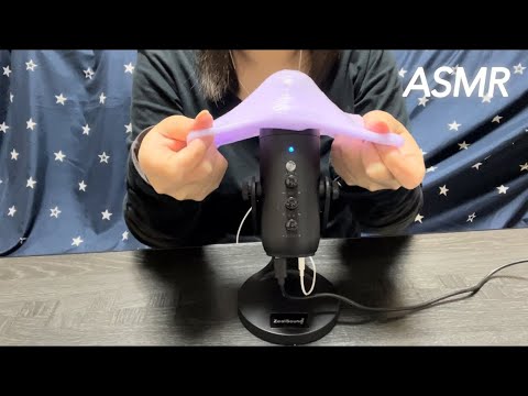 【ASMR】マイクを優しく撫でて触って囁いてみた🎤💋 I gently stroked the microphone, touched it and whispered.☺️✨️