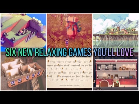 ASMR | Which game will you fall in love with? 😍 6 New Chill and Relaxing Games
