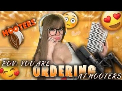 ASMR | Order with me at Hooters