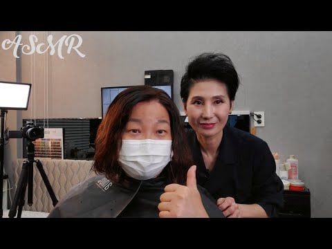 미용실 ASMR 뿌리염색  잘바르는 방법?  root dye/ Korean beauty salon
