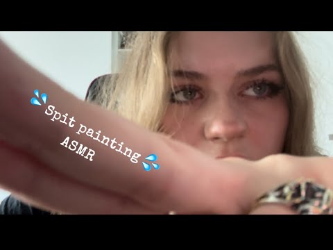 ASMR chaotic spit painting! (Fast&aggressive, anticipatory, custom for Rhys)