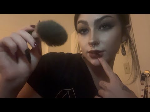 ASMR a sad attempt at doing your makeup