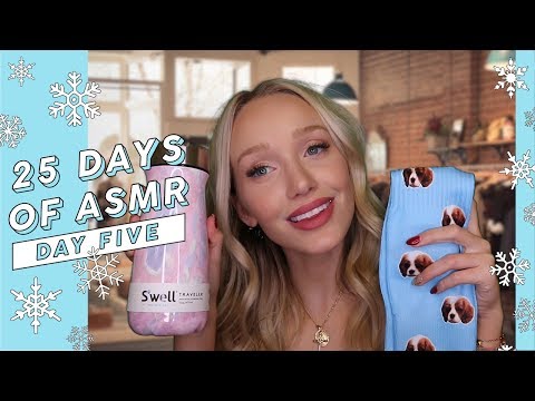 ASMR Personal Shopper Holiday Gift Guide (Tapping, Fabric + More Triggers!) #25DaysOfASMR | GwenGwiz