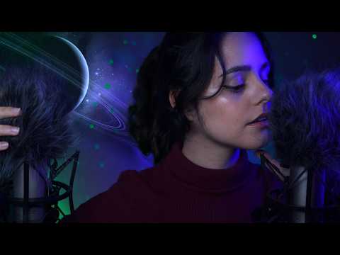DEEP SLEEP in DEEP SPACE ASMR 💫 Unintelligible Whispers & Echoed Layers