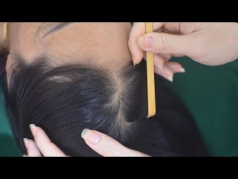 ASMR Real Person Hair Parting, Hair Combing & Scalp Scratch For Reduce Stress