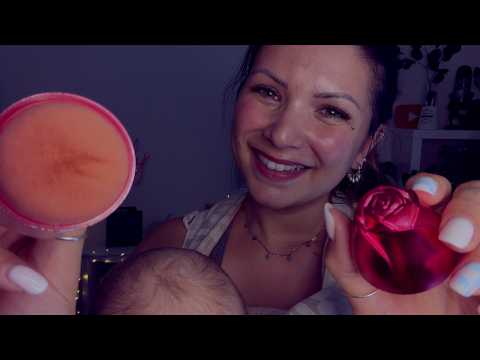 ASMR Makeup und Fotoshooting während du im Bett liegst