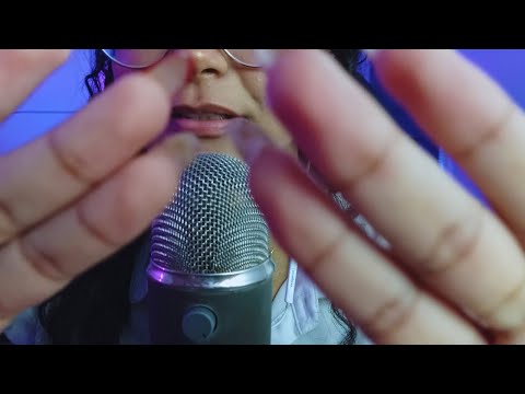 ASMR- HAND MOVEMENTS l TOQUE NA TELA l SONS DE BOCA