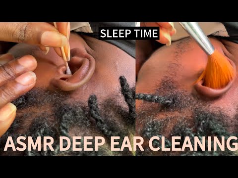 ASMR MOST SATISFYING EAR CLEANING AND PICKING FOR SLEEP WITH COTTON SWAP AND MIST SPRAY