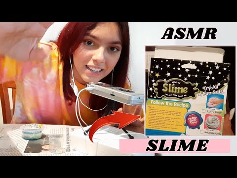 ASMR | INTENTO HACER SLIME! ¿FUNCIONA? + SONIDOS RELAJANTES, SUSURROS Y MÁS. | SOFIWI