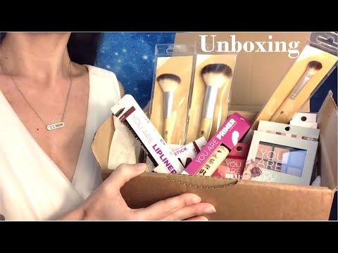 ASMR * UNBOXING maquillage Youarecosmetics * code promo