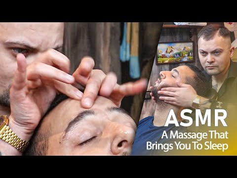 ASMR | Your Sleep Routine In Barber Shop - ASMR HEAD MASSAGE