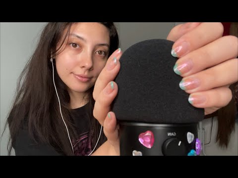 ASMR Microphone triggers 💓 ~mic tapping, brushing, rubbing, scratching~ | NO TALKING