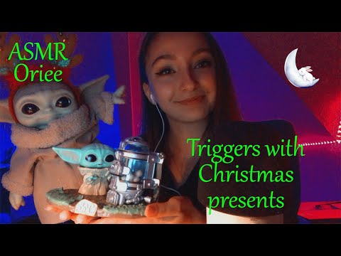 ASMR | Triggers with Christmas gifts 🌲