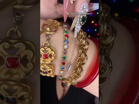 Jewelry Tour🤤 #asmr #vintagejewelry #uniqueasmr #bestlifebybrooke #tingles #jewelry #jewelryasmr