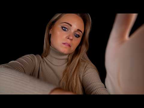 ASMR | Checking the bones and muscles in your upper body (lots of touching and patting)