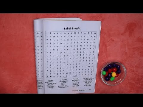Right Before Bed Wordsearch ASMR Eating Sounds