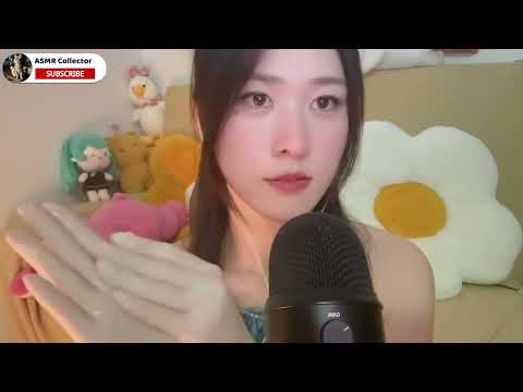 ASMR🎧｜Ancient Greek god of sleep | Medical rubber gloves | Aloe vera hand scrub |
