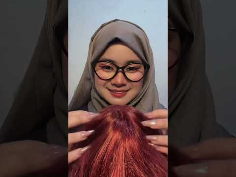Garuk Garuk Rambut MERAH mu #asmrvideo #asmrvideo