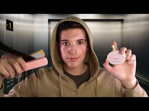 ASMR Your Obsessed Stalker Gives You a Wooden Beauty Treatment in a Broken Elevator