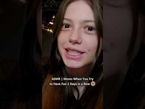 ASMR | Moms When You Try to Have Fun 2 Days in a Row 😭 ─♡─ #asmr #asmrroleplay #comedyasmr