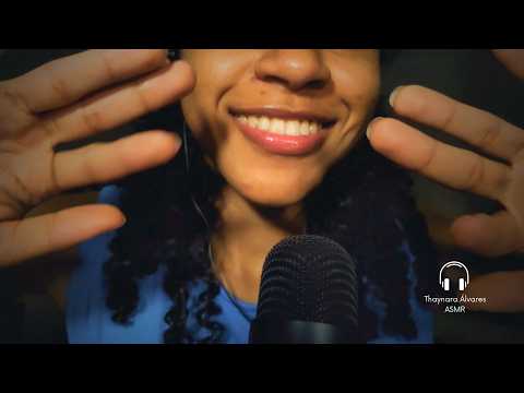 ASMR Mouth Sounds + Sussurros 💭 Toques na Tela Para Relaxar e Dormir