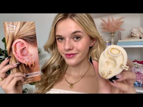 ASMR 1h Ear & Nose Piercing Roleplay ✩⁺˚*•̩̩͙✩•̩̩͙*˚⁺✩