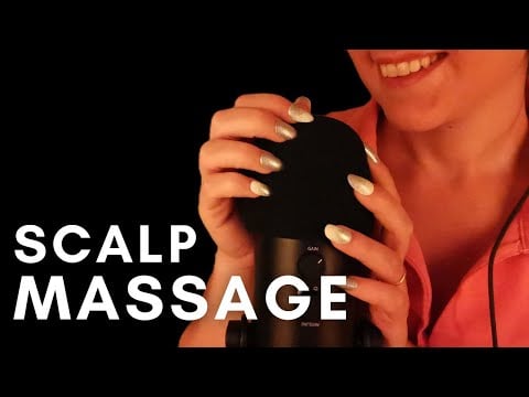 ASMR - SCALP SCRATCHING MASSAGE | slow and fast mic scratch | No talking for gaming, sleep, tingles