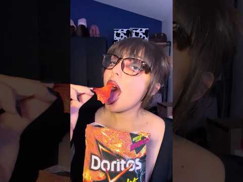 DORITOS CHIPS ASMR | eating new curry chips crunchy eating sounds #asmrsounds #doritos