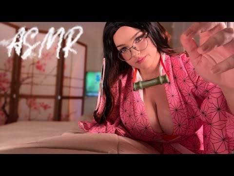 ASMR | MASSAGEM COMPLETA DA NEZUKO 🎐 FULL BODY MASSAGE 